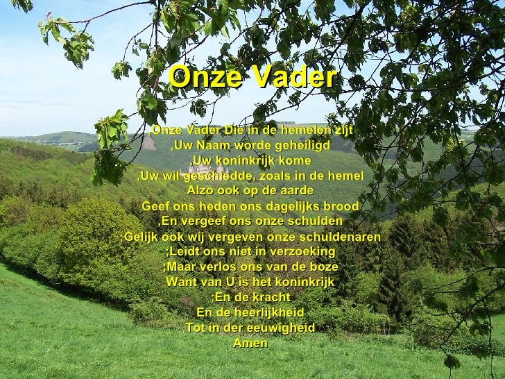 Onze Vader - Onze Vader In De Hemel