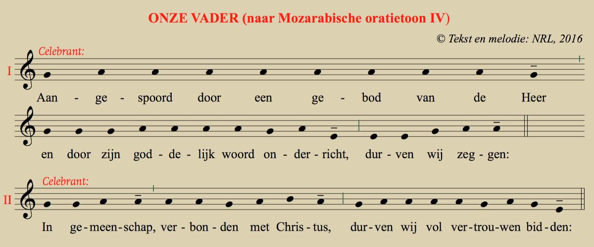 Onze Vader - Onze Vader Oude Versie
