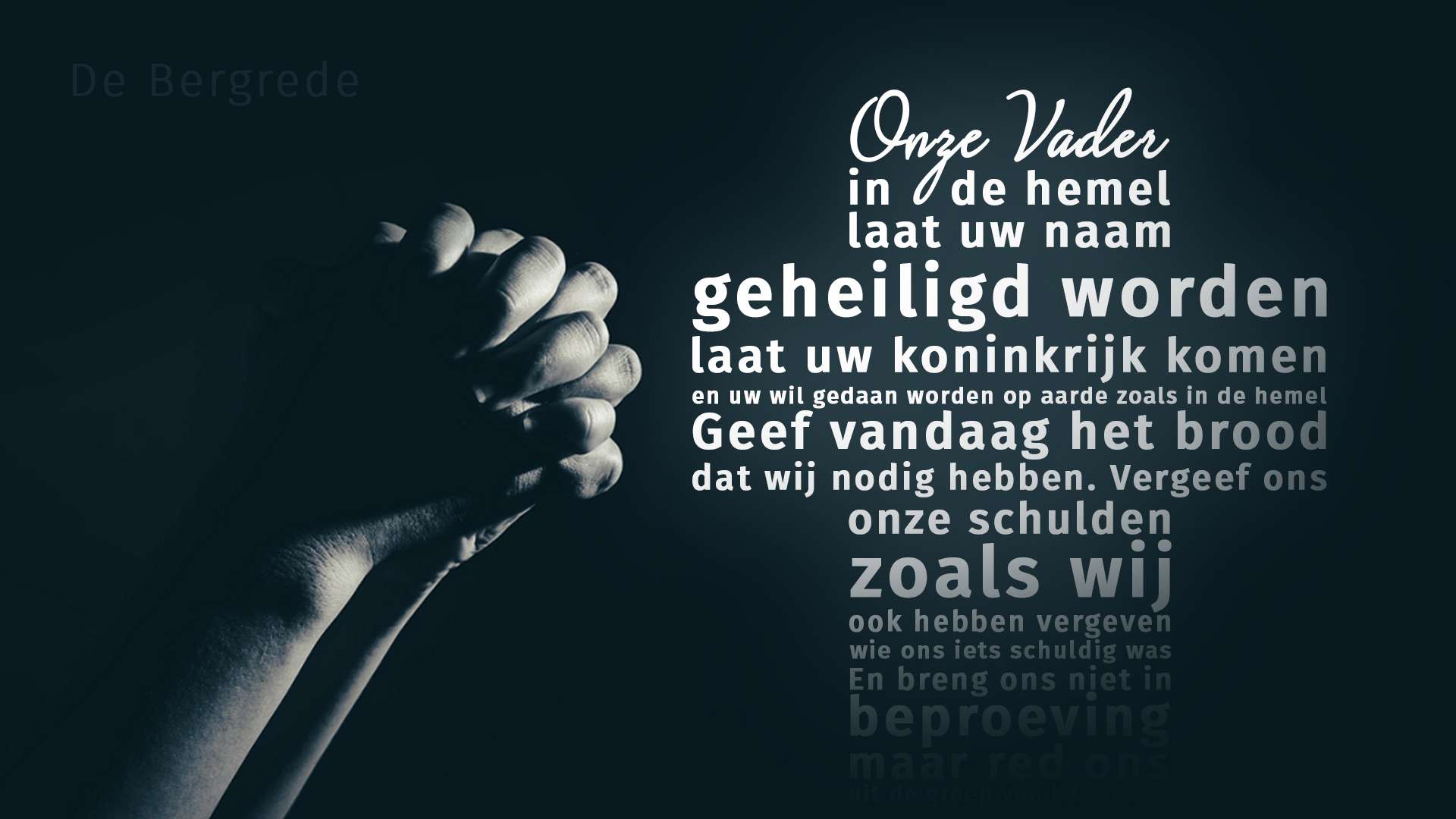 Gebed Onze Vader Die In De Hemel Zijt