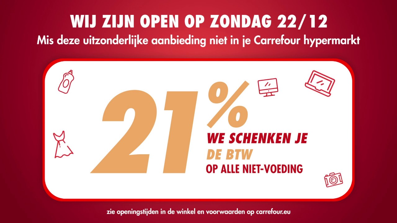Onze winkels zijn open op zondag 22/12! - YouTube - Zijn Met Hemelvaart De Winkels Open