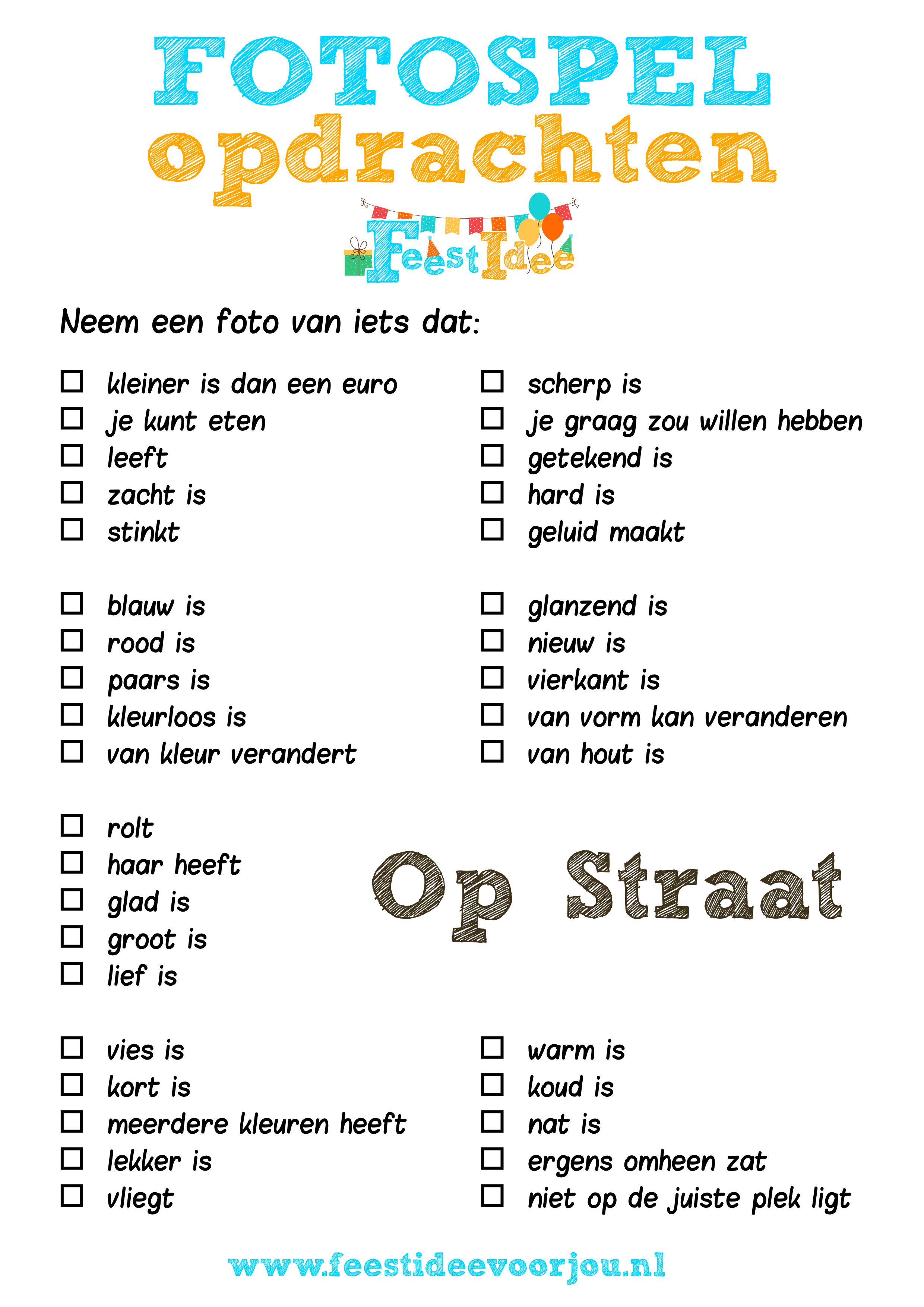 Opdrachten spel met leuke opdrachten | Activiteiten, Kinderen - Crazy 88 Opdrachten Lijst Studenten