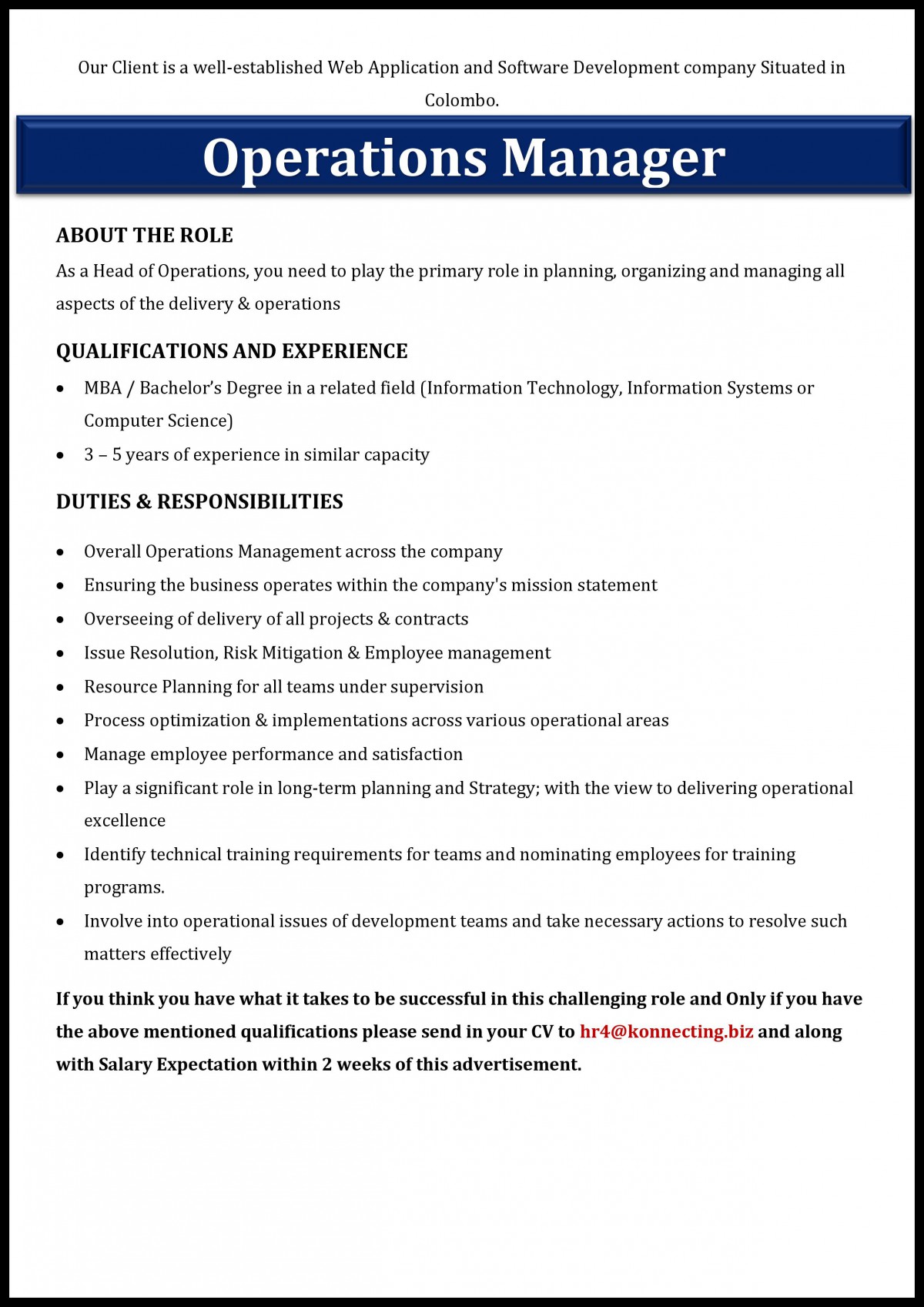 Operations Manager - Wat Doet Een Operations Manager