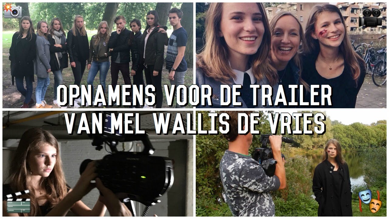 Opnames voor de trailer voor het nieuwe boek HAAT van Mel Wallis de - Uitgespeeld Mel Wallis De Vries
