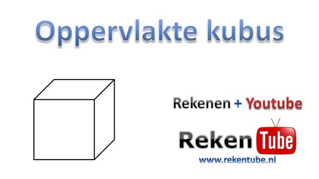 oppervlakte Kubus - YouTube - Hoeveel Hoekpunten Heeft Een Kubus