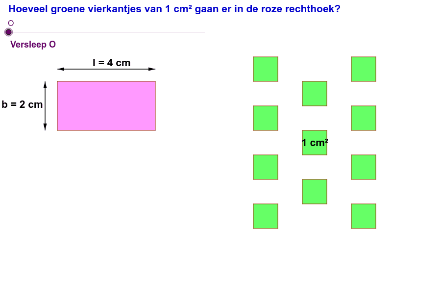 Oppervlakte van een rechthoek – GeoGebra - Hoe Bereken Je De Oppervlakte Van Een Rechthoek