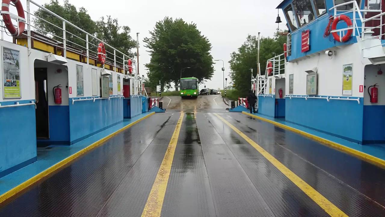 Oprijden svd 01 pont werkendam - YouTube - Pont Werkendam Kop Van't Land