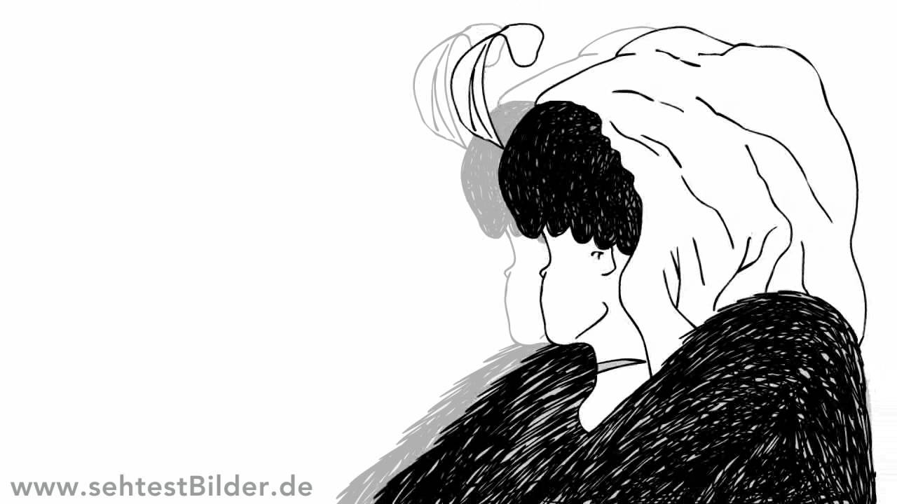 Optical illusion: old or young woman? Solution! - YouTube - Oude Vrouw Jonge Vrouw Illusie