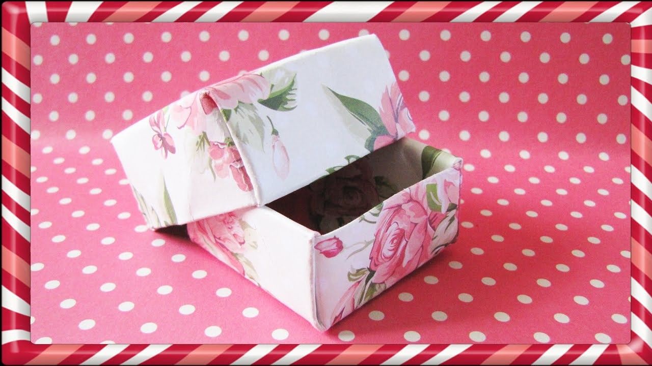 ORIGAMI KADO DOOSJE VOUWEN, #DIYNOVEMBER 2015 | Origami vouwen doosje - Hoe Maak Je Van Geld Meer Geld