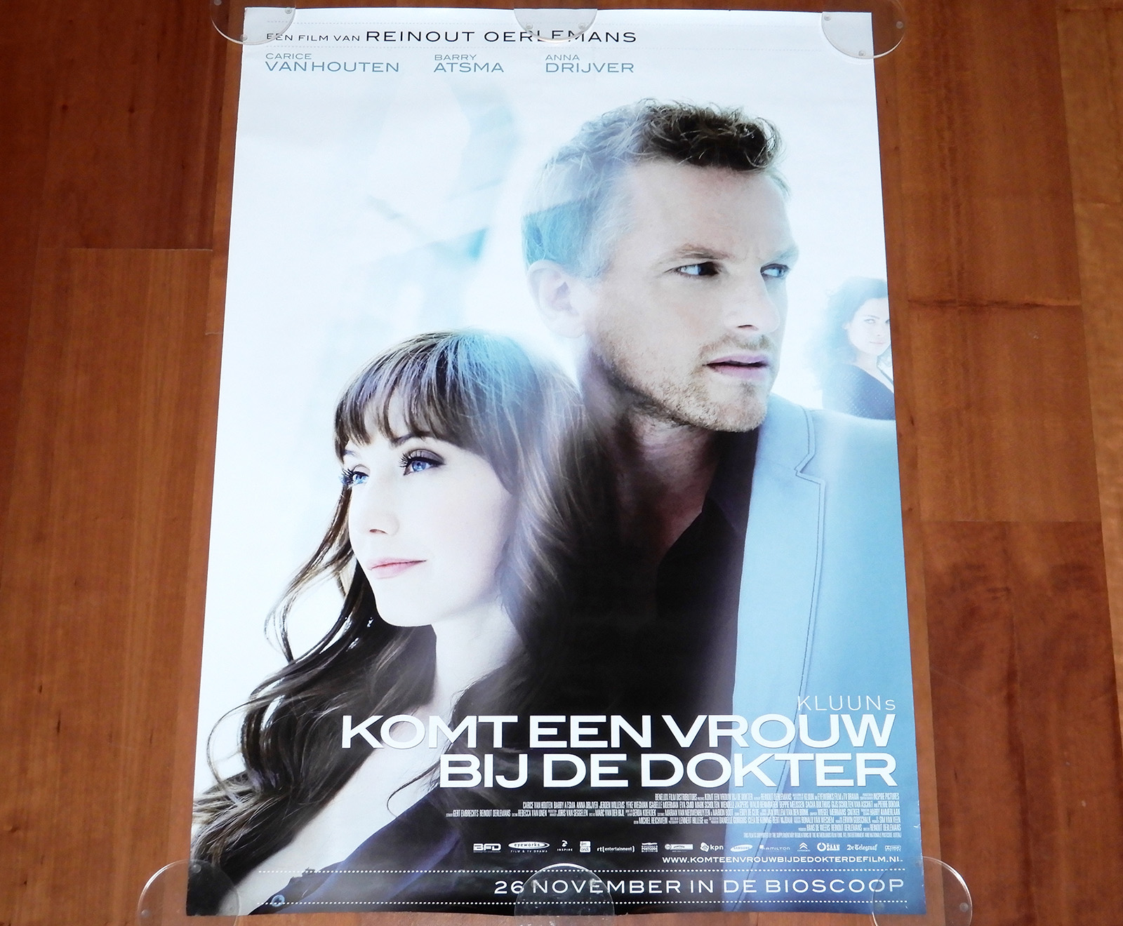 ORIGINAL MOVIE POSTER KOMT EEN VROUW BIJ DE DOKTER 2009 UNFOLDED DUTCH - Komt Een Vrouw Bij De Dokter Schrijver