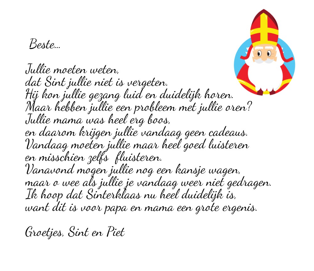 Origineel Gedicht Maken - Hoe Maak Je Een Sinterklaas Gedichten