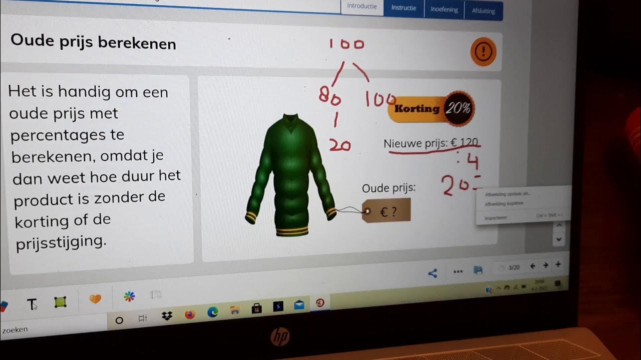 oude prijs berekenen - YouTube - Oude Prijs Berekenen Groep 8 Werkblad