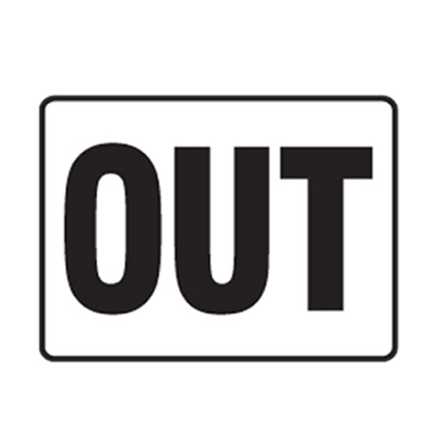 Out - Out Of Office Bericht Engels