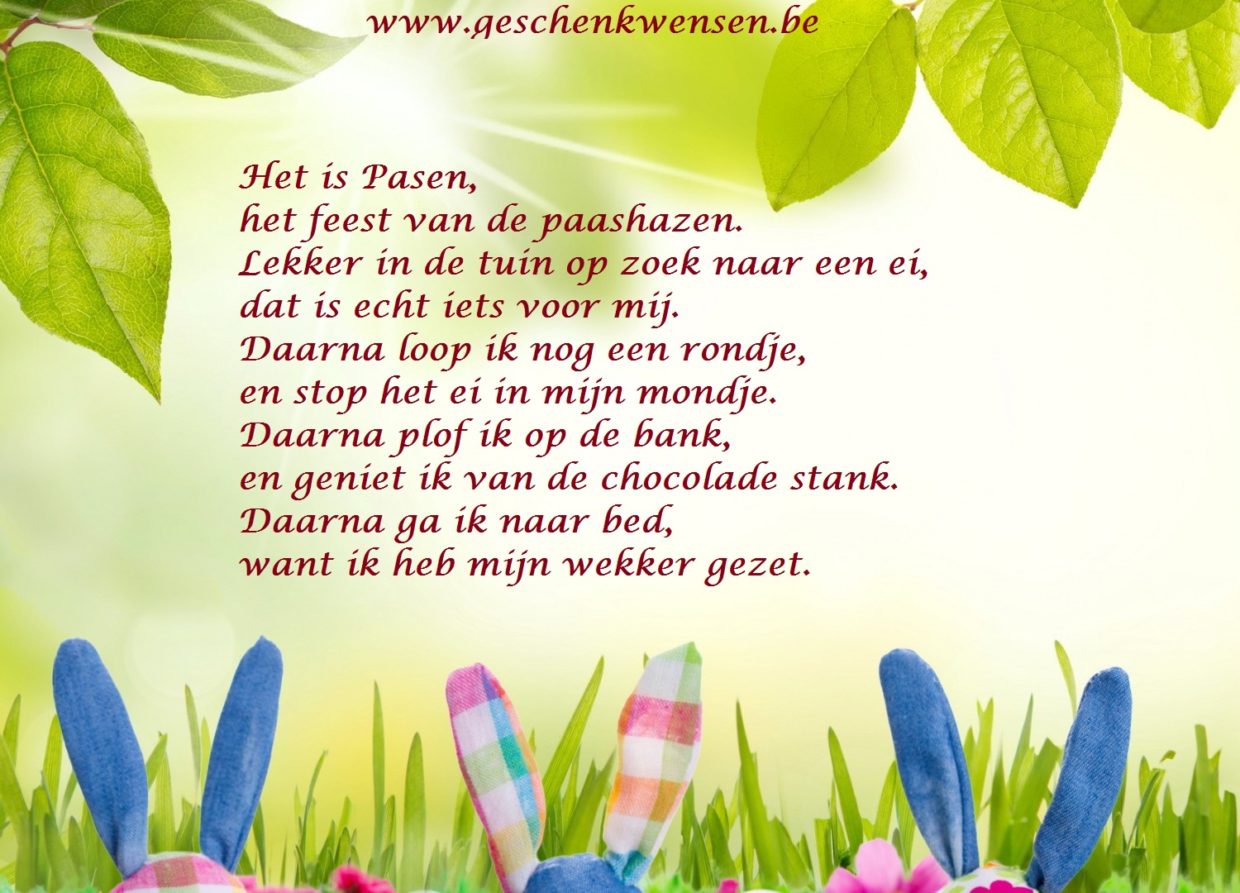 Paaswensen | Pasen 2021 | Paasgedichten | Fotogedichten | Paasvakantie - Gedicht Tijd Voor Pasen