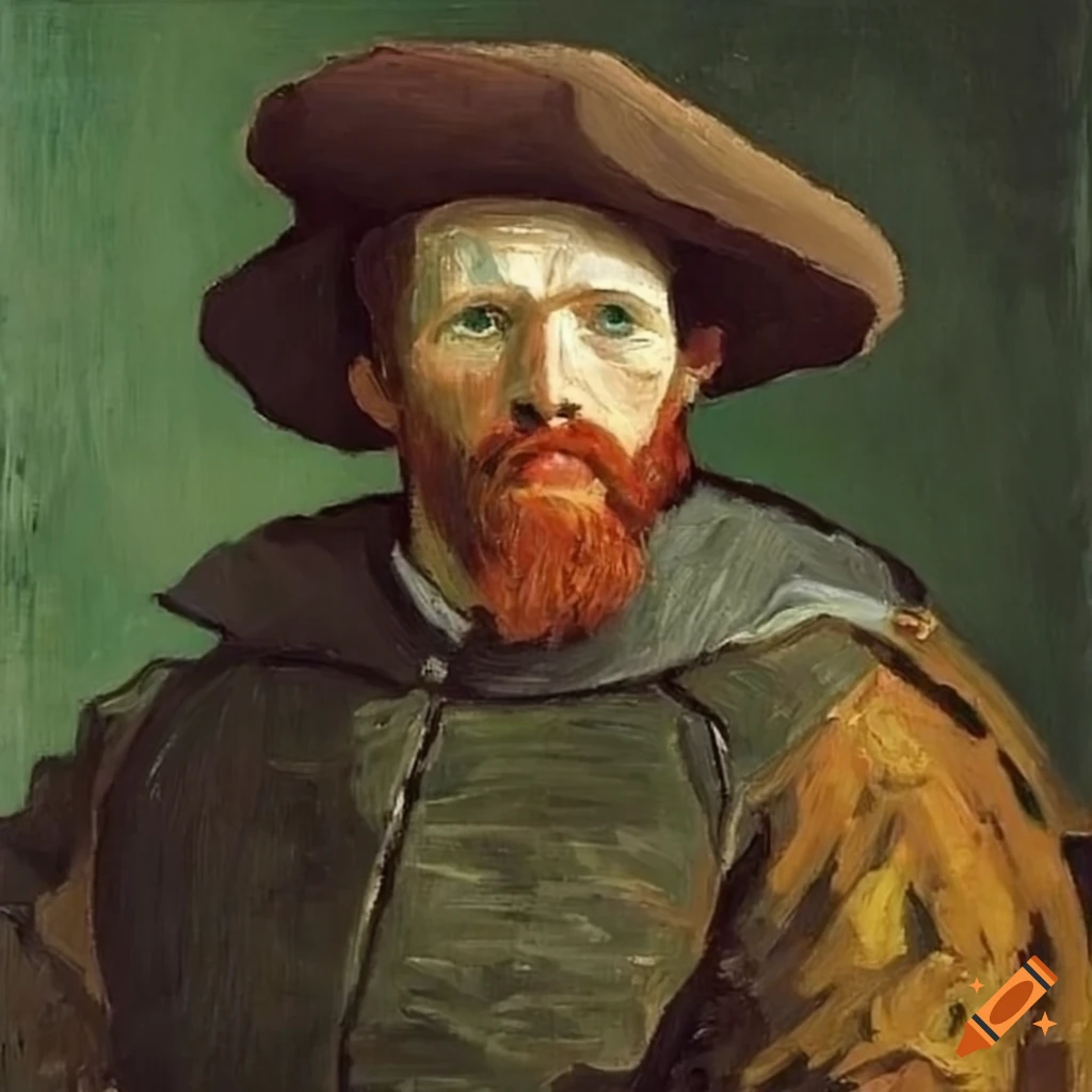 Painting of Vincent van Gogh on Craiyon - Waar Komt Vincent Van Gogh Vandaan