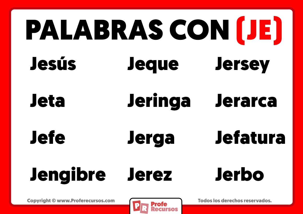 Palabras con Je | Ejemplos Palabras con Je - Je Hebt één Nieuwe Volger