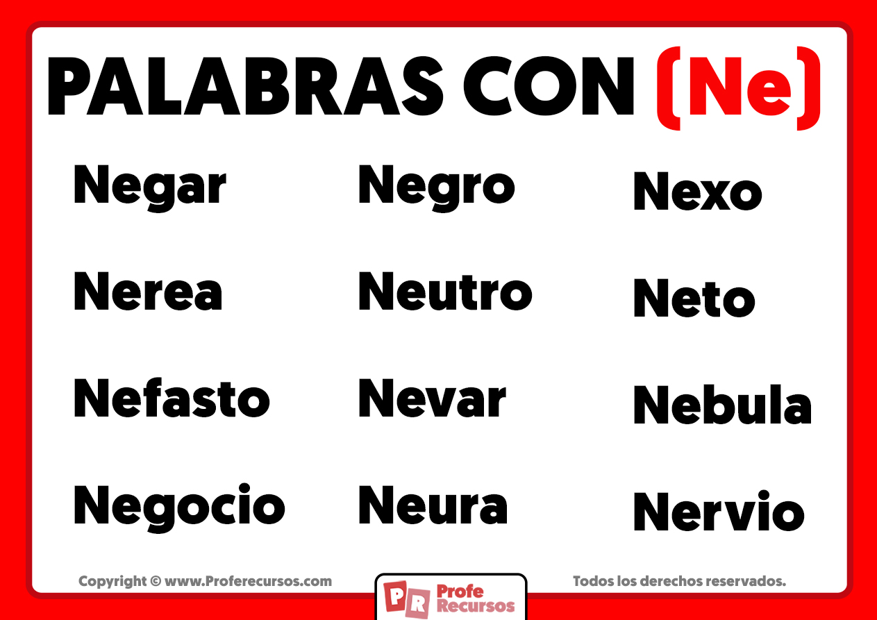 Palabras con Ne | Ejemplos de Palabras con Ne - Ne Bis In Idem Betekenis