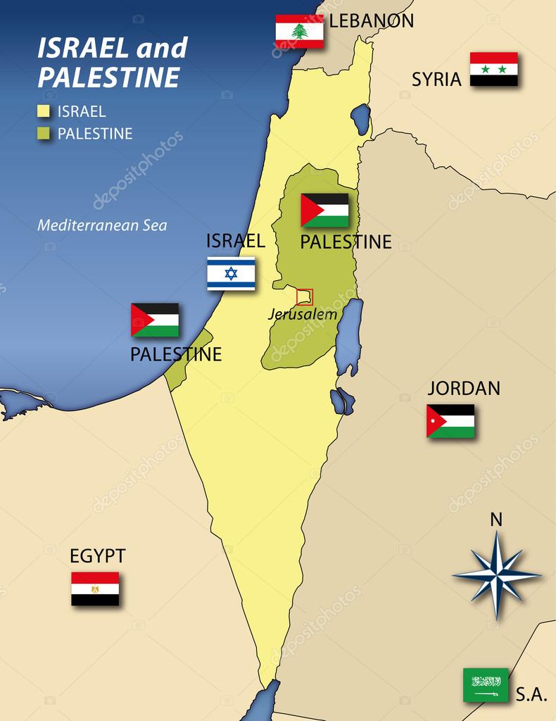 Palestine Map HD Political Map Of Palestine To Free, 58% OFF - Waar Ligt Israel Op De Kaart