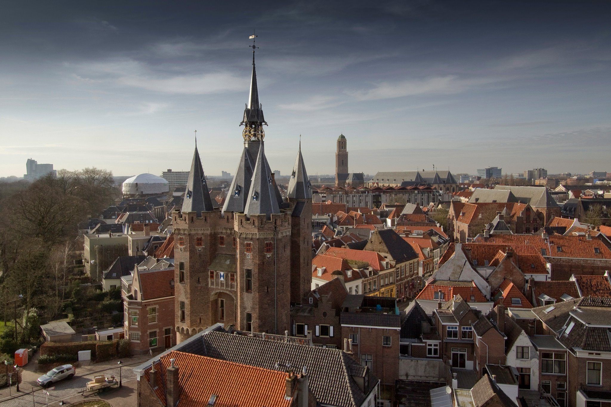 panorama Zwolle binnenstad | Netherlands, Zwolle, Holland - Zwolle Regio Noord Of Midden
