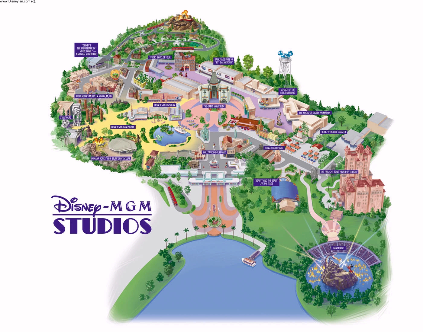 Park Maps - Welke Stad In Florida Disney World