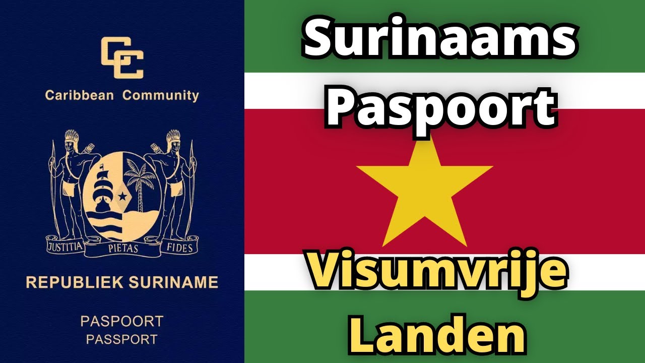 Paspoort van Suriname (Visumvrije Landen) (2023) - YouTube - Waar Wonen De Meeste Surinamers In Nederland