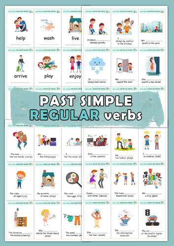Past Simple Regular Verbs Exercises