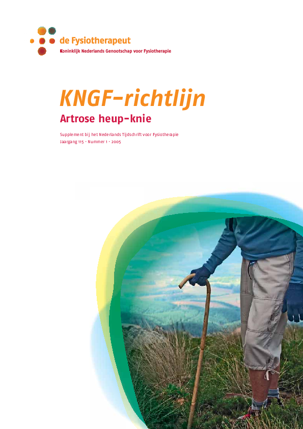 Kngf Richtlijn Artrose Heup Knie