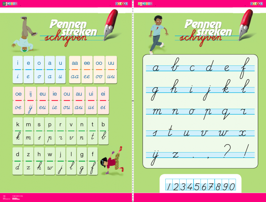 Pennenstreken 3 | Schrijflessen, Kinderen schrijven, Leren lezen - Leren Schrijven Groep 3 Gratis