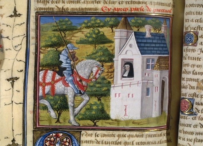 Perceval | Fairytale illustration, Illuminated manuscript, Illustration art - Het Franse Origineel Van Deze Middeleeuwse Ridderroman