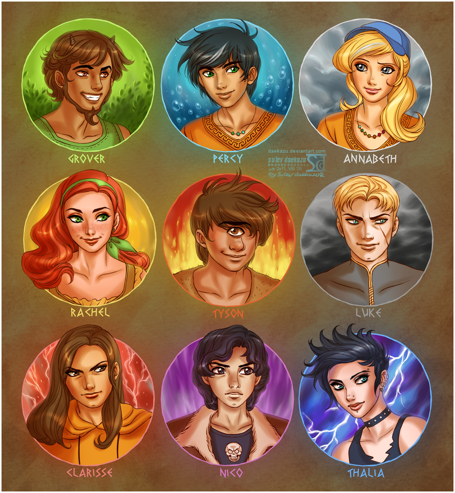 Percy Jackson CAST by daekazu on DeviantArt | Percy jackson cast, Percy - Personages Van Percy Jackson En De Olympiërs