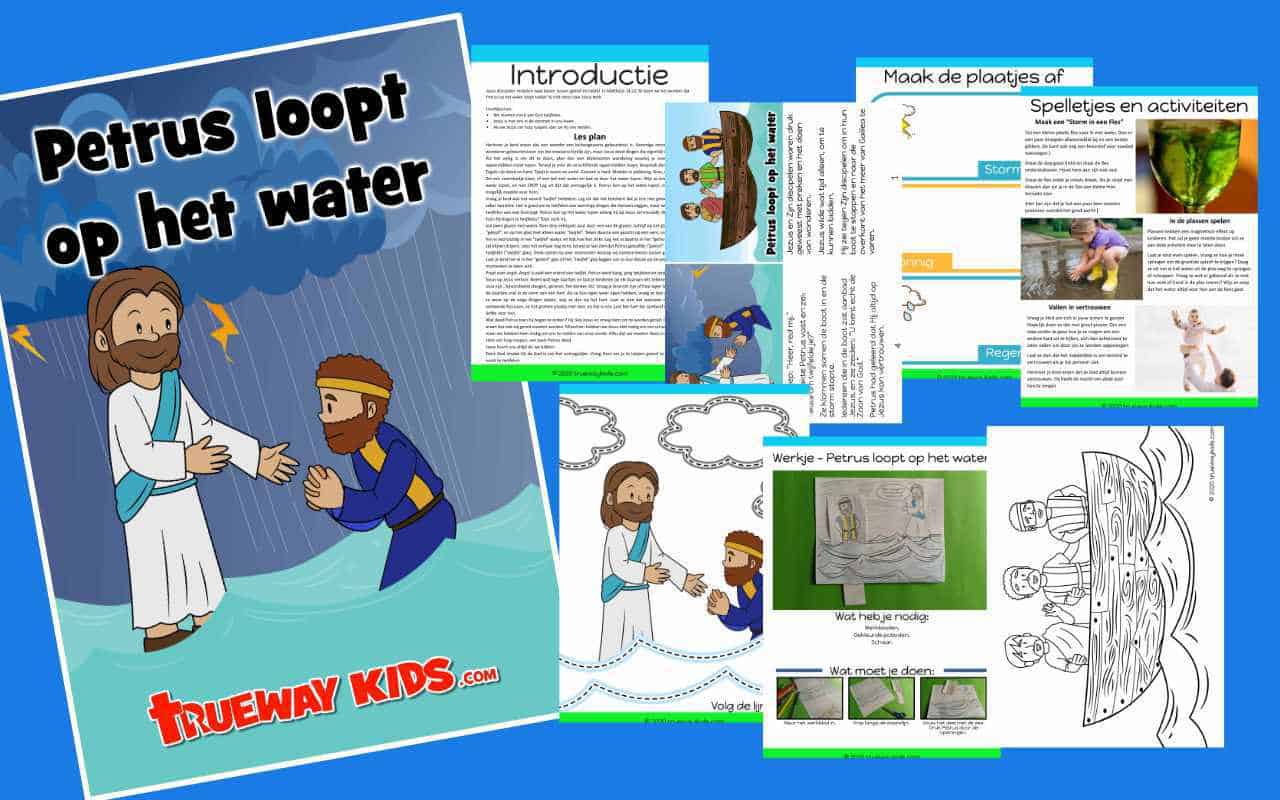 Petrus Loopt Op Het Water