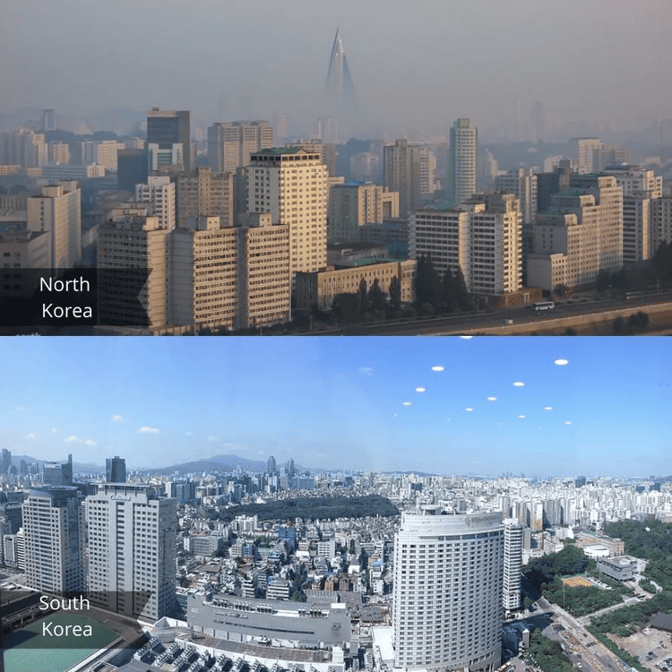 Verschillen Noord En Zuid Korea