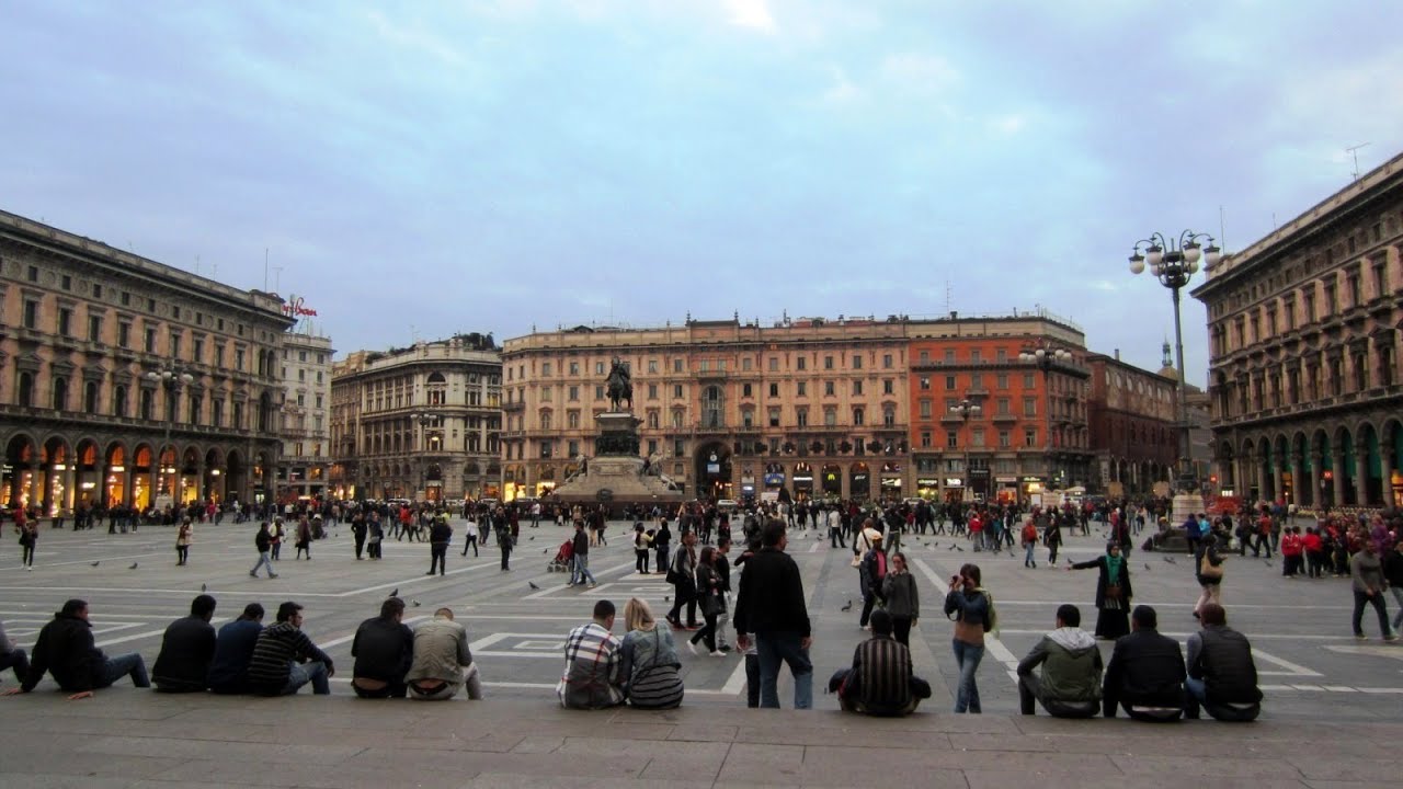 Duomo Di Milano Piazza Del Duomo Milaan Italië