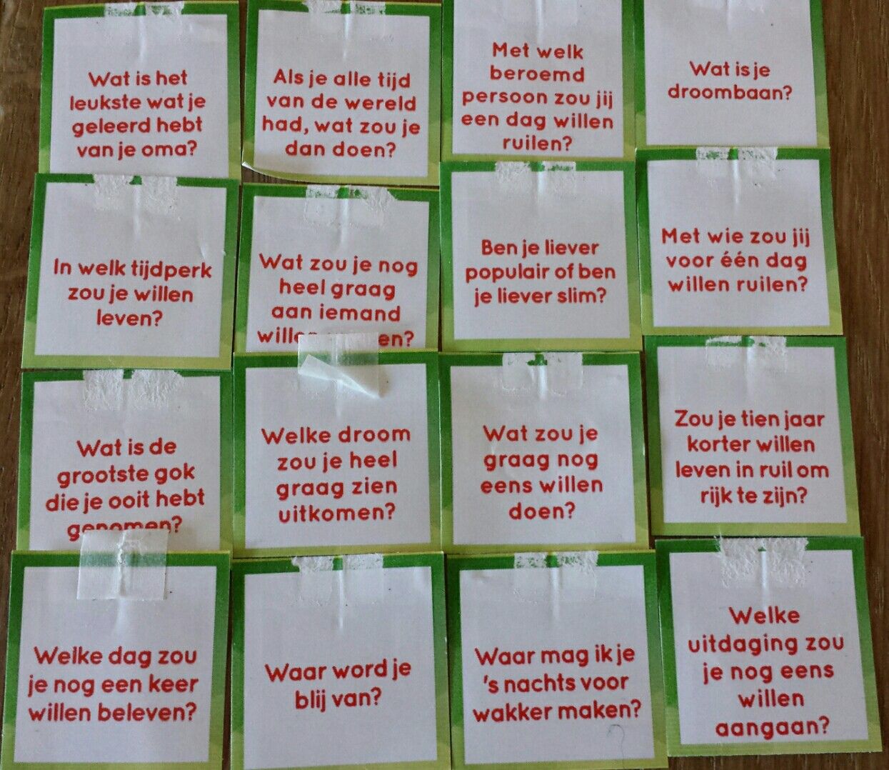 Pickwick thee vragen | Schootboek, Grappige vragen, Kringgesprek - Vragen Voor Een Goed Gesprek