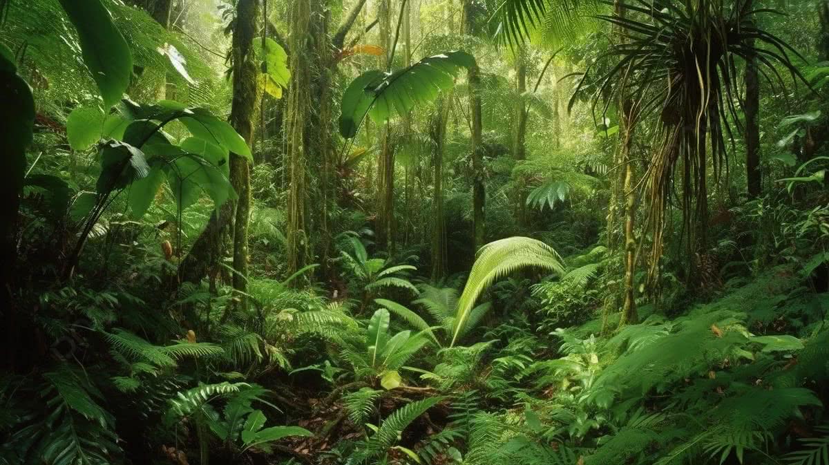 Picture Of The Rainforest Background, Pictures Of The Tropical - Bomen In Het Tropisch Regenwoud