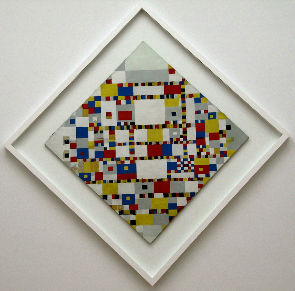 Piet Mondriaan: Victory boogie woogie, 1942-1944 | tvbrt | Flickr - Welke Schilder Maakte Het Kunstwerk Victory Boogie Woogie