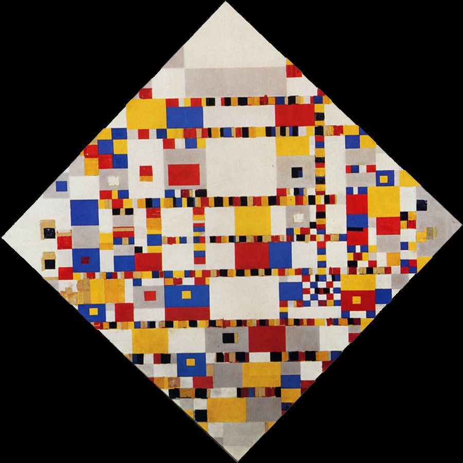 Pieter Cornelis "Piet" Mondriaan, after 1906 Mondrian (March 7, 1872 - Welke Schilder Maakte Het Kunstwerk Victory Boogie Woogie