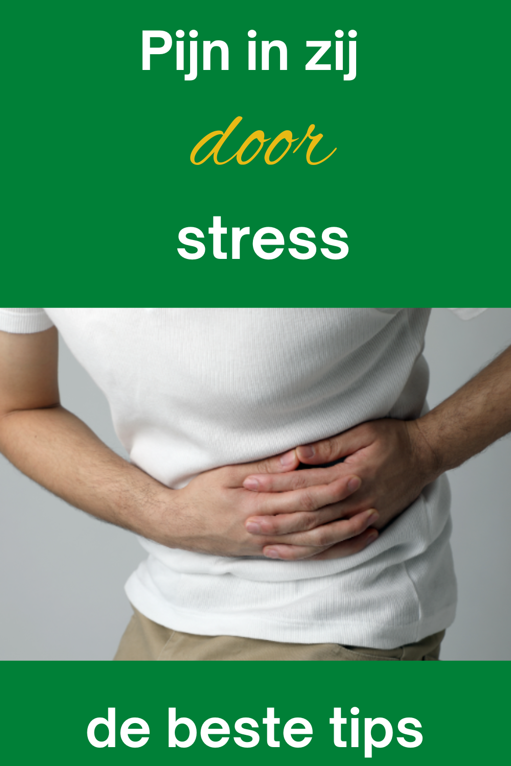 Pijn Op De Borst Door Stress