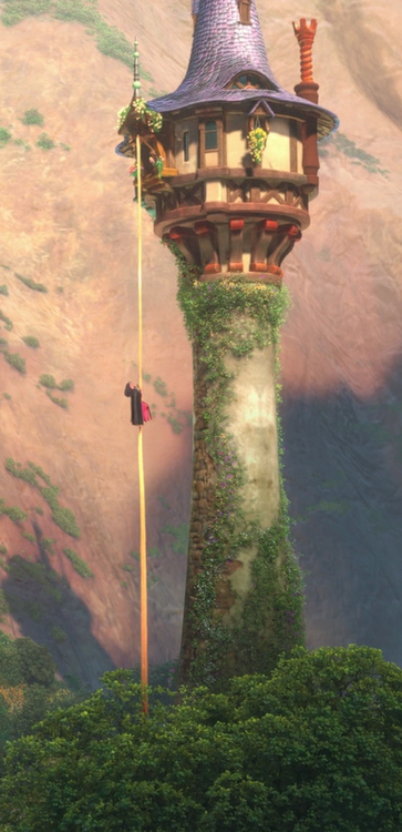 Pin by Camodric Edwards on Disney, Where Dreams Begin | Tangled tower - Ontsnapt Uit De Toren Via Haar Lange Haar