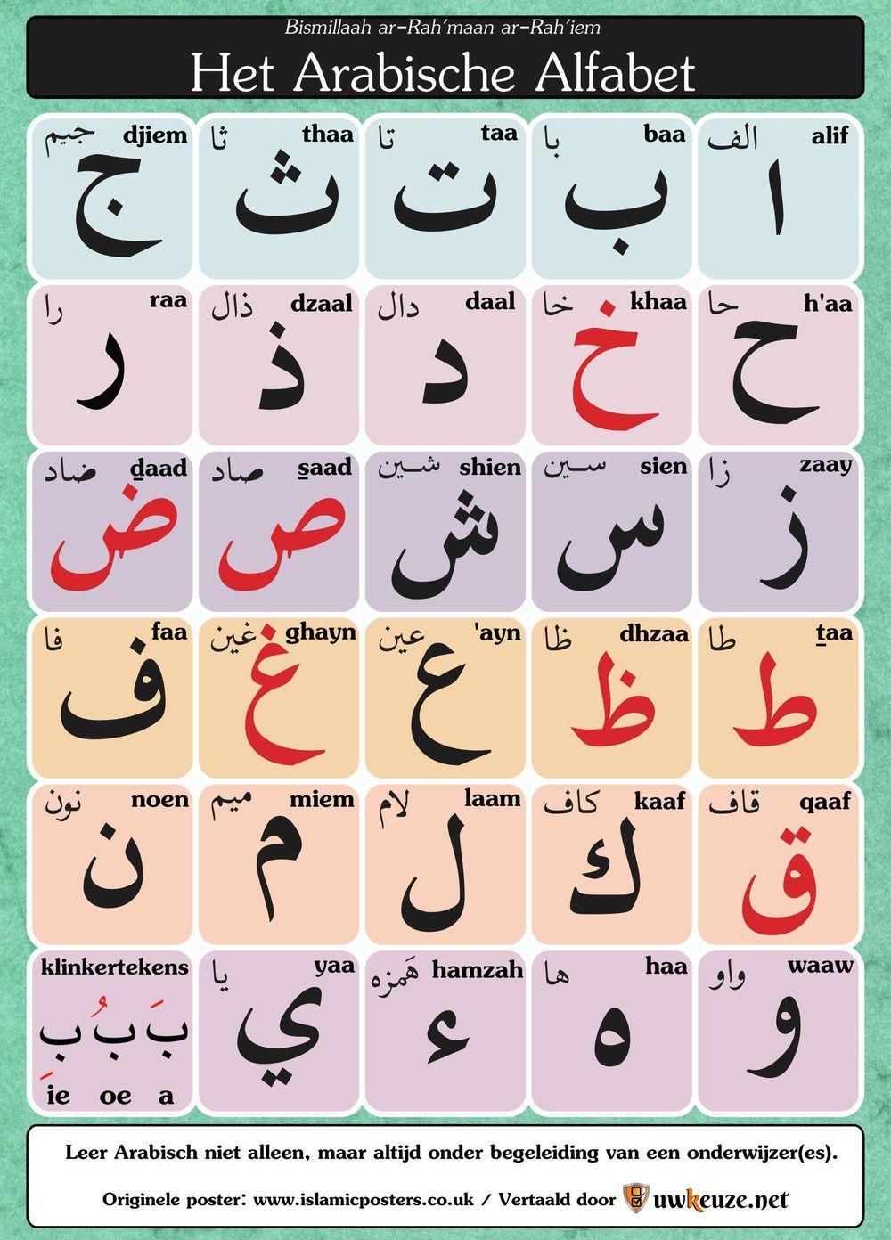 Pin by Iza on Learn arabic | Learn arabic alphabet, Writing expressions - Hoeveel Woorden Heeft De Arabische Taal