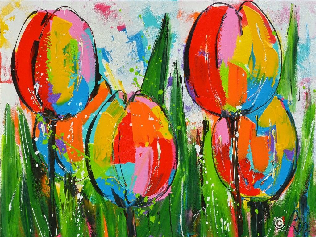 Pin by Lynn Schulkins on LOVE! | Flower painting, Painting, Art painting - Grafische Kunstenaar Met Wiskundige Invloeden