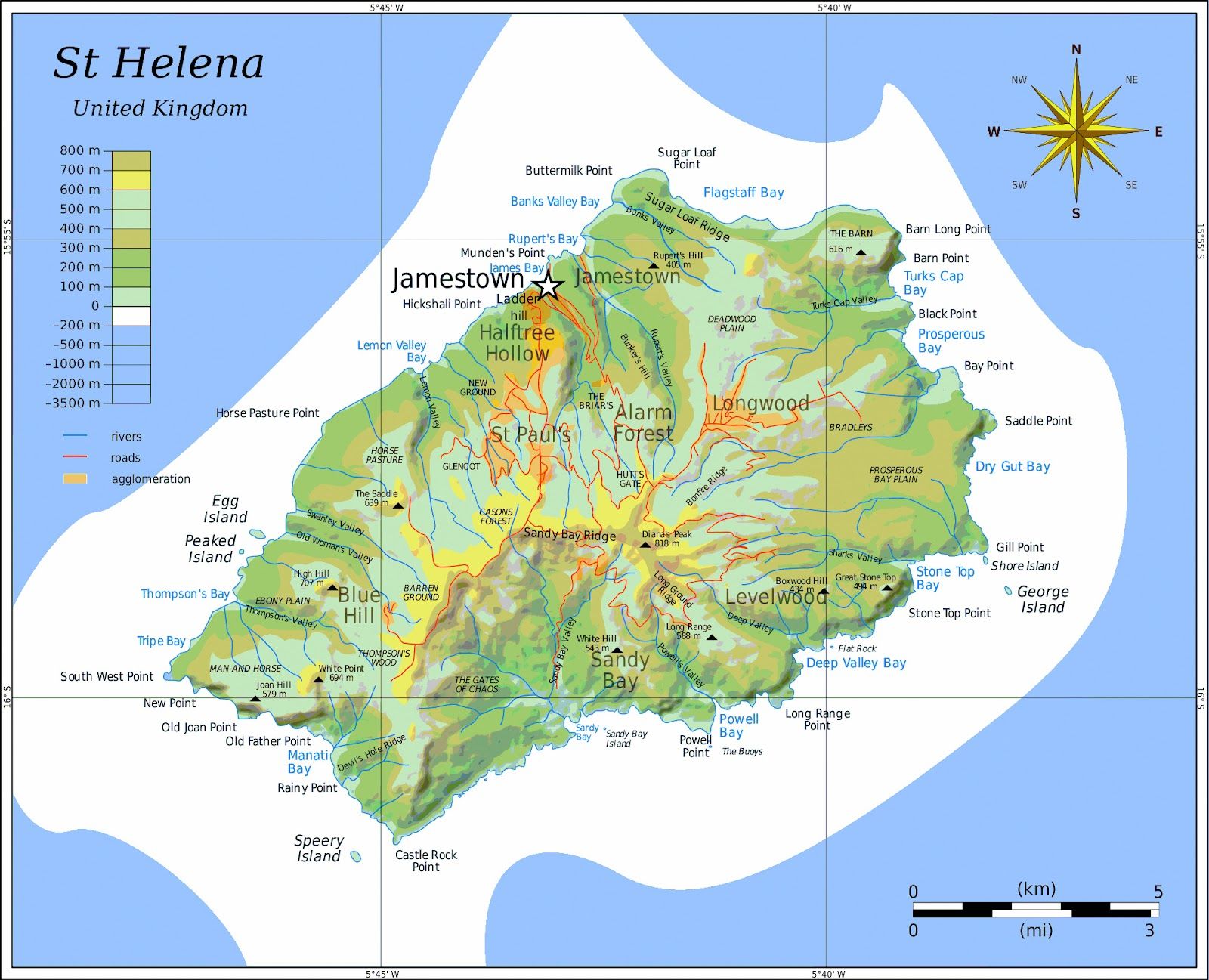 Pin de Ronald Hartman em Map | Mapa, Lugares, Calendário lunar - Sint-helena Ascension En Tristan Da Cunha