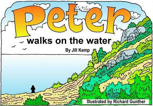Pin on Bible: Jesus and His Miracles - Petrus Loopt Op Het Water