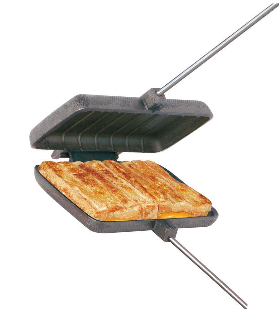 Tosti Ijzer Voor Op Het Vuur