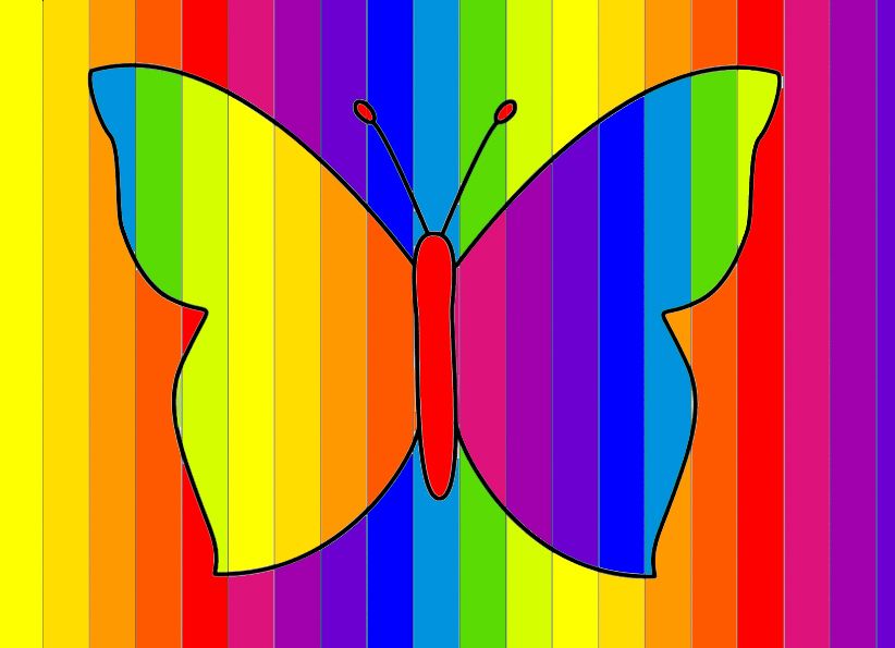 Kleuren Van De Regenboog In Volgorde