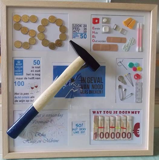 Pin on ZELFMAAKIDEETJES - Wat Geef Je Aan Iemand Die 50 Wordt