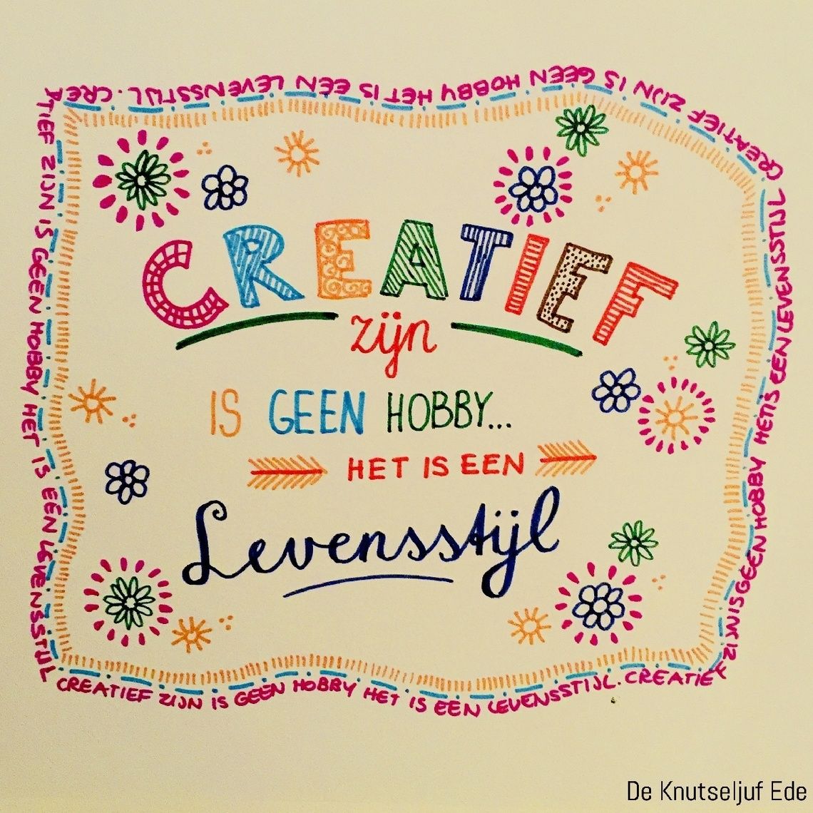 Pin on Zorg tekst - Creatief Zijn Een Manier Van Leven