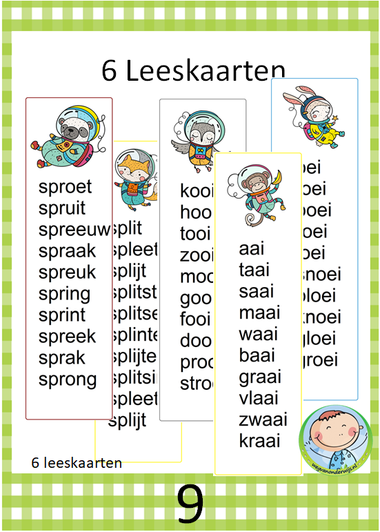 Pin op Kern 9, VLL - Oefenen Met Lezen Groep 3