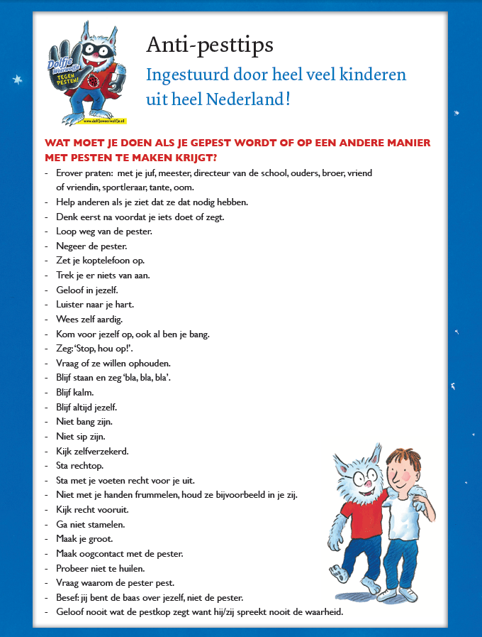 Wat Te Doen Tegen Pesten Op School