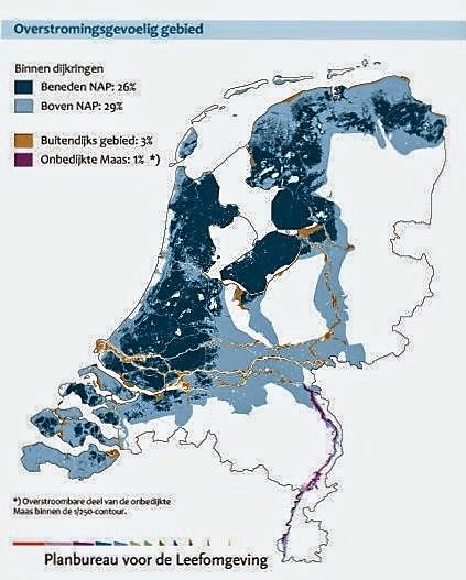 Hoeveel Procent Van Nederland Ligt Onder Zeeniveau