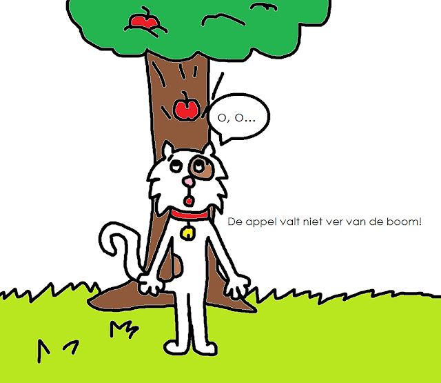 Pin op spreekwoorden en gezegden - Betekenis De Appel Valt Niet Ver Van De Boom